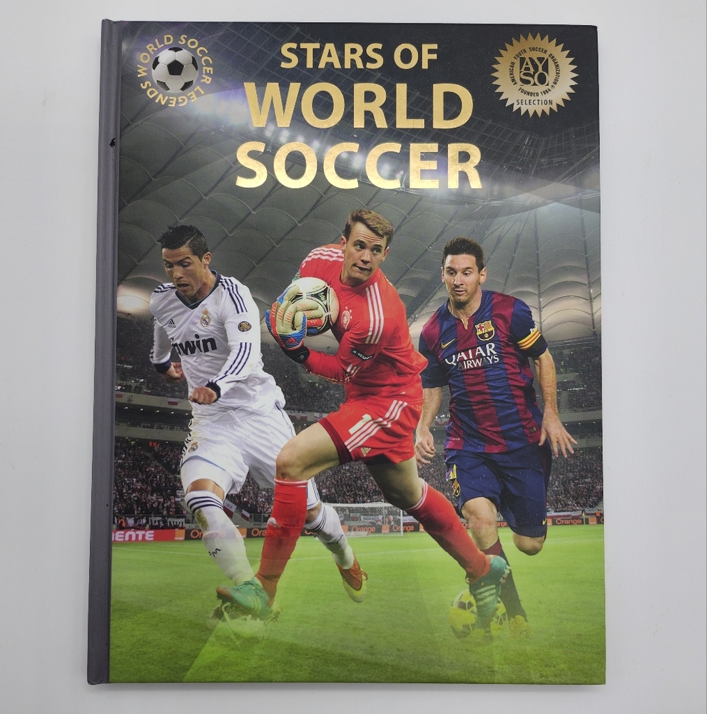 World Soccer Book with Colorful Cover